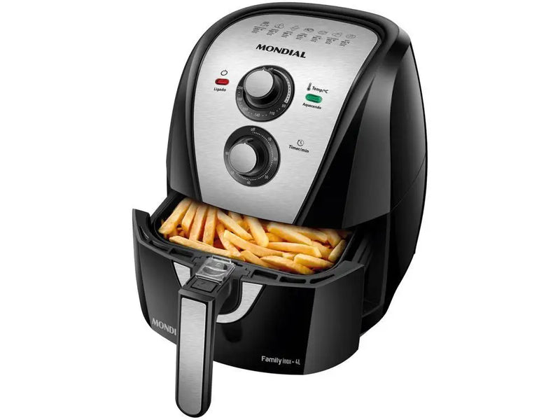 Air Fryer Mondial Preta 4L com Timer - 110V