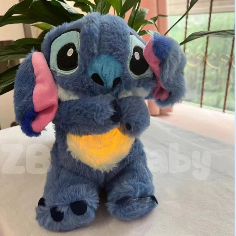 Stitch de Pelúcia que Respira e Acalma a Ansiedade para Dormir